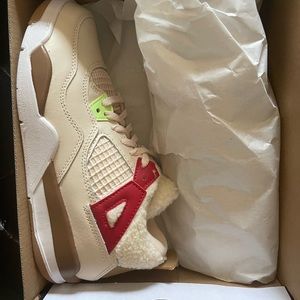 Preschool Size 3 Brand New Never Worn Jordan 4 Retro Driftwood